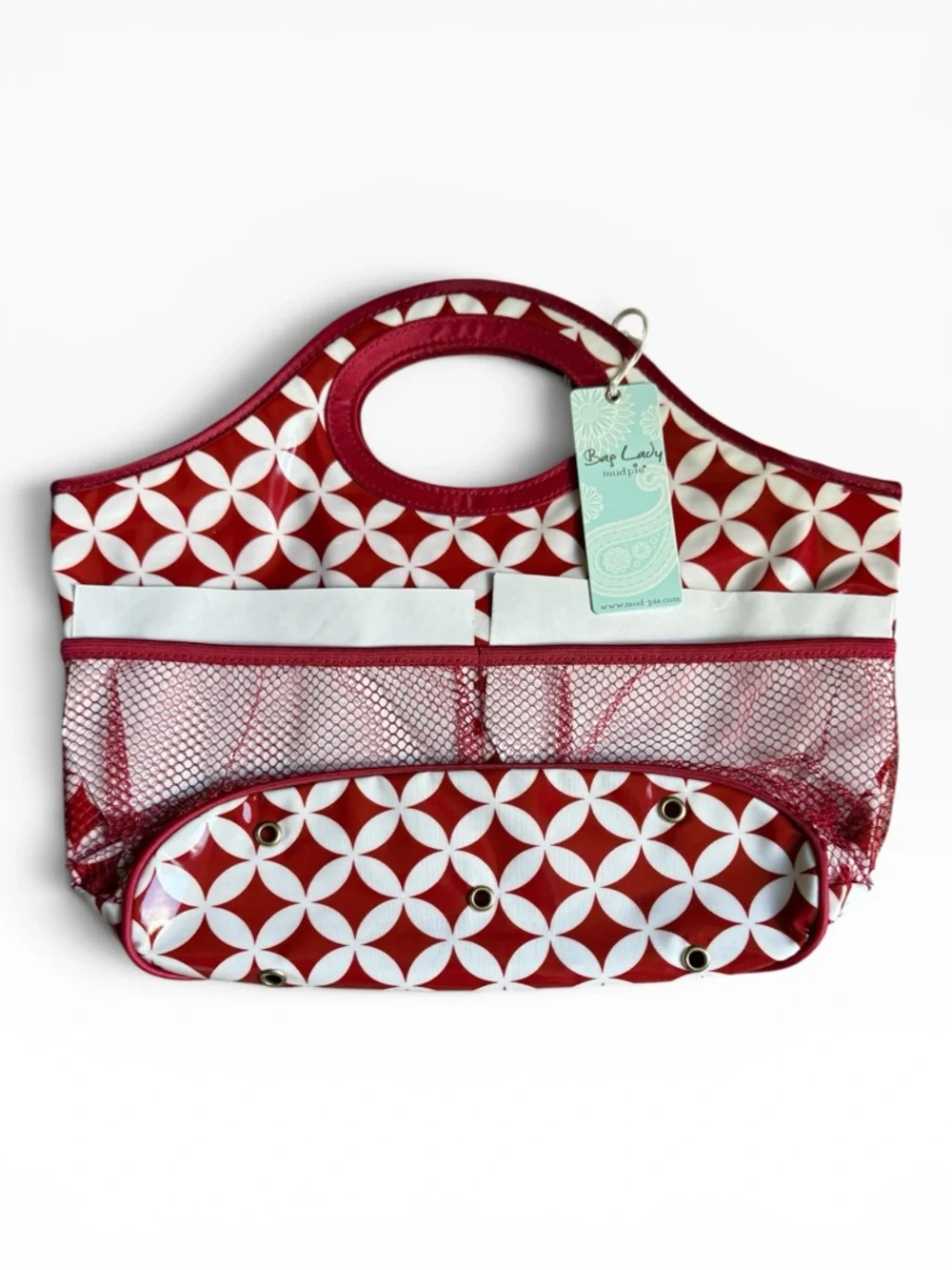 Mud Pie Medallion Shower Caddy Tote Bag